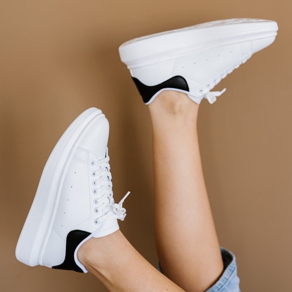 Berness Shoes - BERNESS KICKS AND GIGGLES CHUNKY SOLE SNEAKERS